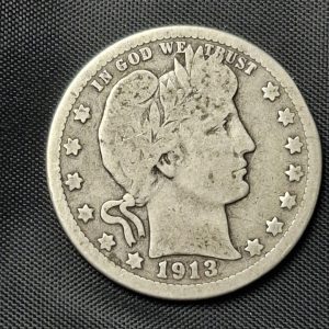 EE.UU.AA. - 1913 - D - 1/4 Dólar - Plata - F/VF