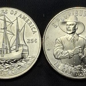 EE.UU.AA. - 2026 - P - 1/4 Dólar - Mayflower  Compact - Níquel - BU