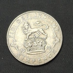 Gran Bretaña - 1912 - 6 Pence - Km# 815 - Plata - XF