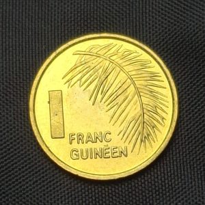 Guinea - 1985 - 1 Franco - Km# 56 - Bronce - BU