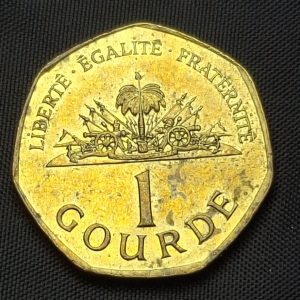 Haití - 2003 - 1 Gourde - Km# 155 - Bronce - XF