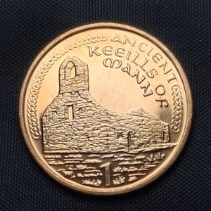 Isla de Man – 2002 – 1 Penny – Km# 1036 – Cobre – BU