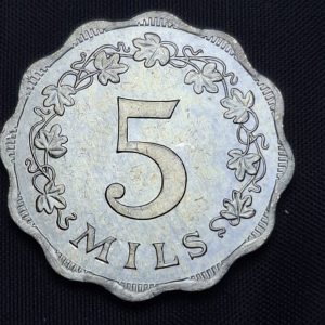 Malta - 1972 - 5 Mils - Aluminio - Unc