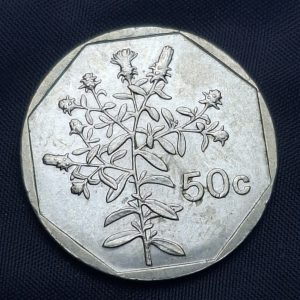 Malta - 1995 - 50 Cents - Km# 98 - Níquel - Unc