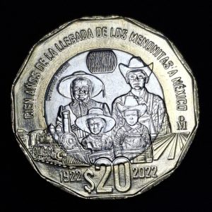 México - 2022 - 20 Pesos - Pancho Villa - Bimetal - BU