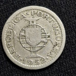 Mozambique - 1952 - 2,5 Escudos - Km#78 - Níquel - VF