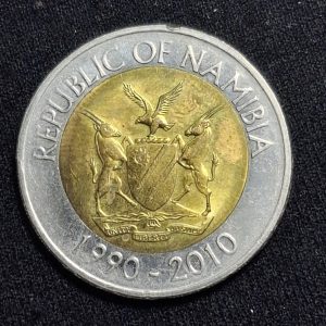 Namibia - 2010 - 10 Dólares - Bimetal - Unc