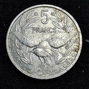 Nueva Caledonia - 1952 - 5 Francos - Km# 4 - Aluminio - VF