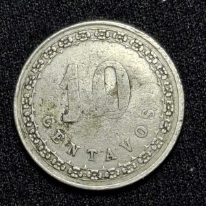 Paraguay - 1908 - 10 Centavos - Km# 10 - Níquel - F/VF