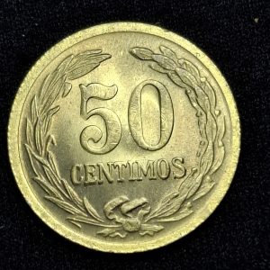 Paraguay - 1944 - 50 Céntimos - Bronce - BU