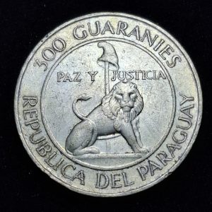 Paraguay - 1973 - 300 Guaraníes - Km# 29 - Plata - XF
