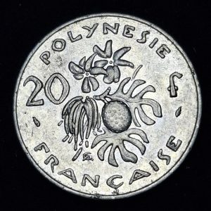 Polinesia Francesa - 1983 - 20 Francos - Km# 9 - Acero - VF