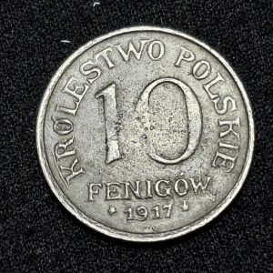 Polonia - 1917 - 10 Fenigow - Hierro - VF