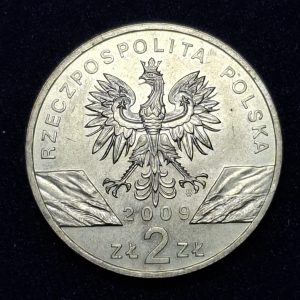 Polonia - 2009 - 2 Zloty - Km# 678 - Lagarto Verde Europeo - Bronce - XF