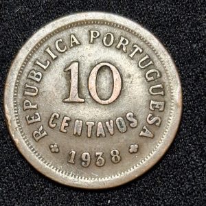 Portugal – 1938 – 10 Centavos – Km# 573 –  Bronce - VF