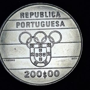 Portugal – 1992 – 200 Escudos – Km# 662 – Níquel - BU