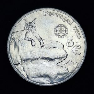 Portugal – 2016 – 5 Euros – Lince - Níquel - BU