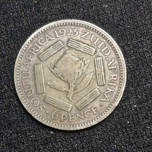 Sud Africa - 1926 - 6 Pence - Km# 16.1 - Plata - F