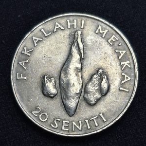 Tonga - 1996 - 20 Senite - Km# 70 - FAO - Níquel - VF