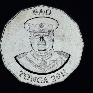Tonga - 2011 - 50 Senite - FAO - Níquel - BU