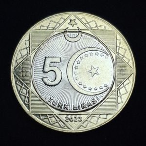 Turquía - 2023 - 5 Liras - Km..... - Bimetal - BU