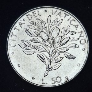 Vaticano – 1971 – 50 Liras – Acero - Unc
