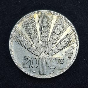 Uruguay - 1930 - 20 Centésimos - Plata - VF