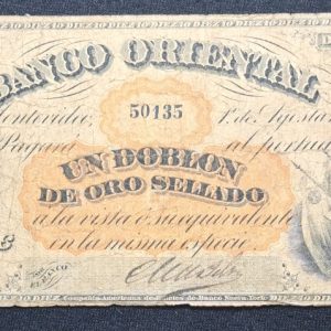 Uruguay - 1867 - 10 Pesos - Banco Oriental - F