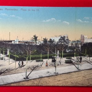 Postal - Uruguay - 1905 - Montevideo - Plaza de los 33 - Editor: Carluccio