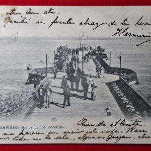 Uruguay - 1906 - Montevideo - Baños de los Pocitos - Editor: