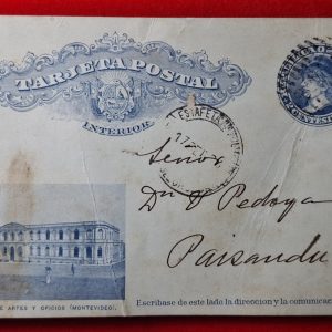 Uruguay - 1904 - Montevideo - Escuela de Artes y Oficios - Editor: Waterlow & Sons Limited