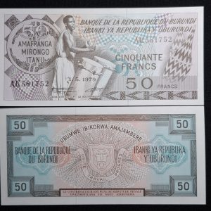 Burundi - 1979 - 50 Francos - Unc