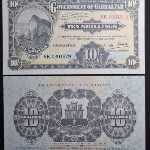 Gibraltar - 2018 - 10 Pounds - Unc