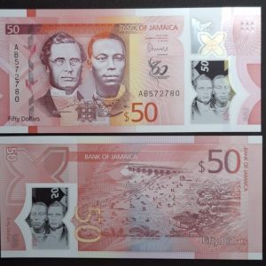 Jamaica - 2022 - 50 Dólares - Polímero - Unc