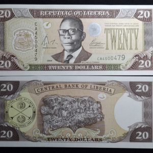 Liberia - 2004 - 20 Dólares - Unc