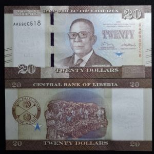Liberia - 2016 - 20 Dólares - Unc