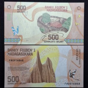 Madagascar - 2017 - 500 Ariary - Unc