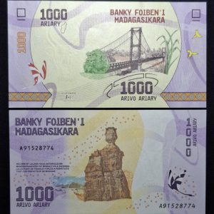 Madagascar - 2017 - 1000 Ariary - Unc