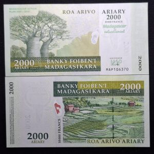 Madagascar - 2012 - 2000 Ariary - Unc