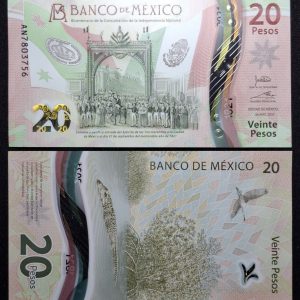 México - 2021 - 20 Pesos - Polímero - Unc