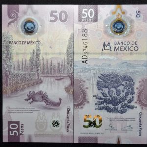 México - 2021 - 50 Pesos - Polímero - Unc