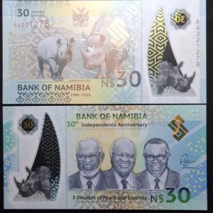Namibia - 2020 - 30 Dólares - Polímero - Unc