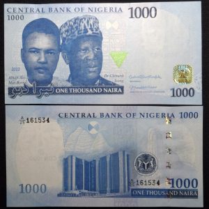 Nigeria - 2022 - 1000 Naira - Unc