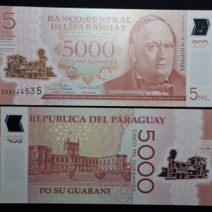 Paraguay - 2017 - 5000 Guaraníes - Polímero - Unc