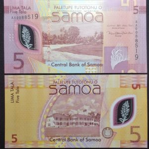 Samoa - 2023 - 5 Tala - Polímero - Unc