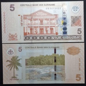 Surinam - 2012 - 5 Dólares - Unc