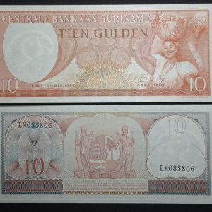 Surinam - 1963 - 10 Gulden - Unc