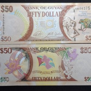 Guyana - 2016 - 50 Dólares - Unc