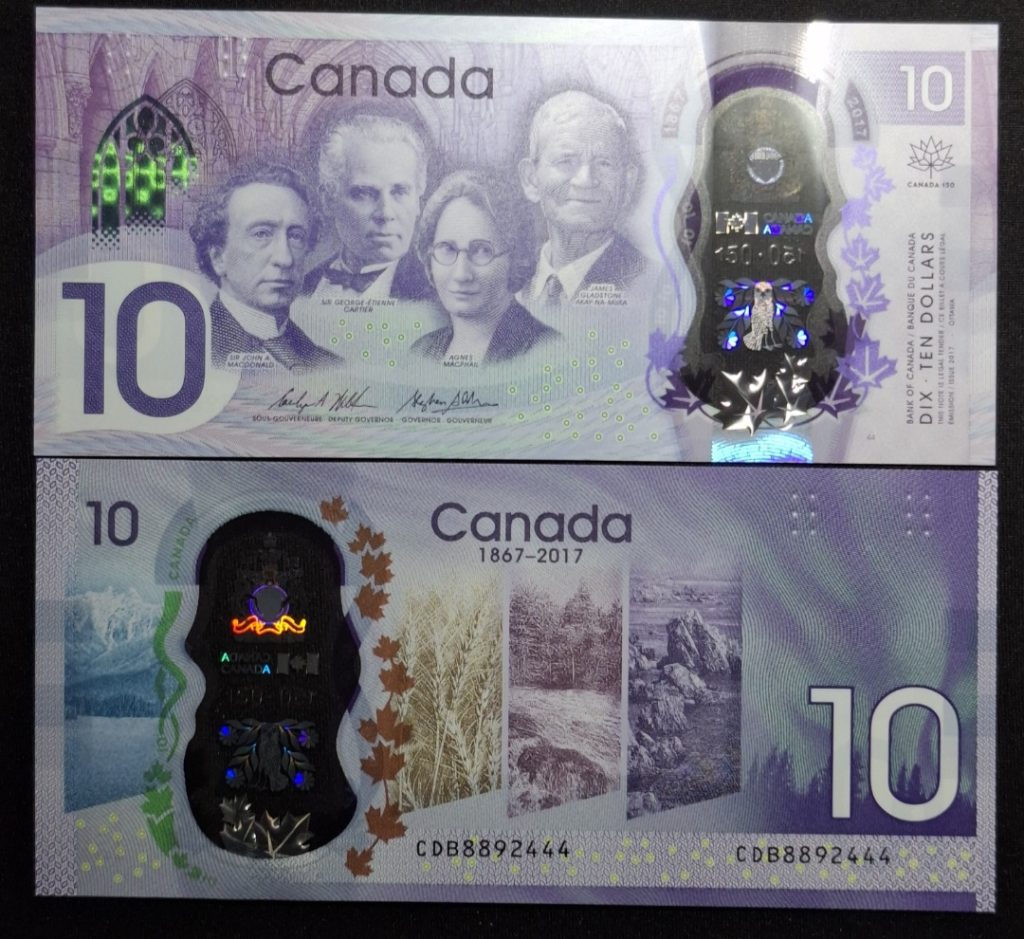 Canadá - 2017 - 10 Dólares - Polímero - Unc