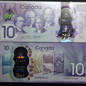 Canadá - 2017 - 10 Dólares - Polímero - Unc